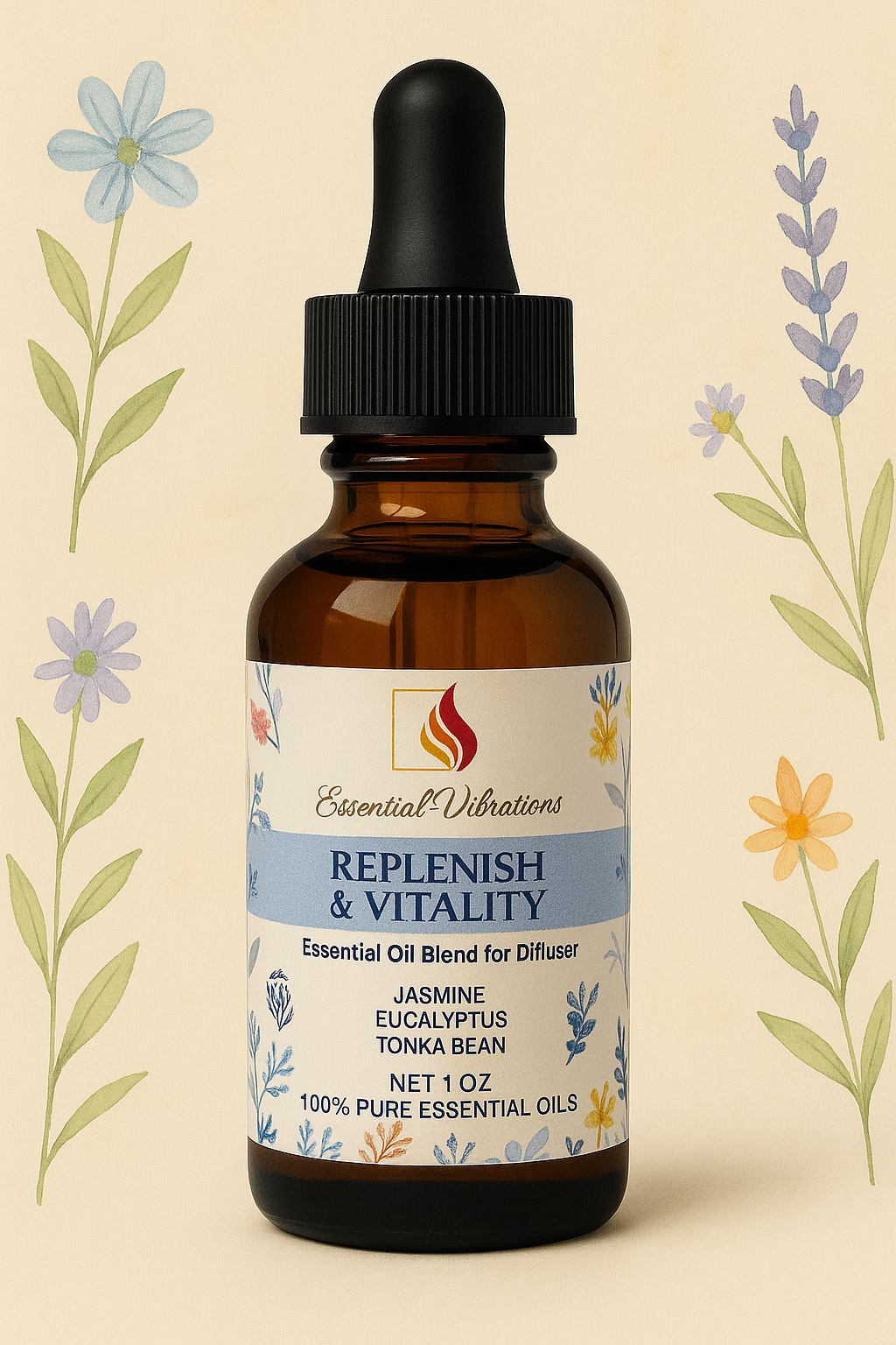 Replenish & Vitality                  Essential Oil Diffuser Blend